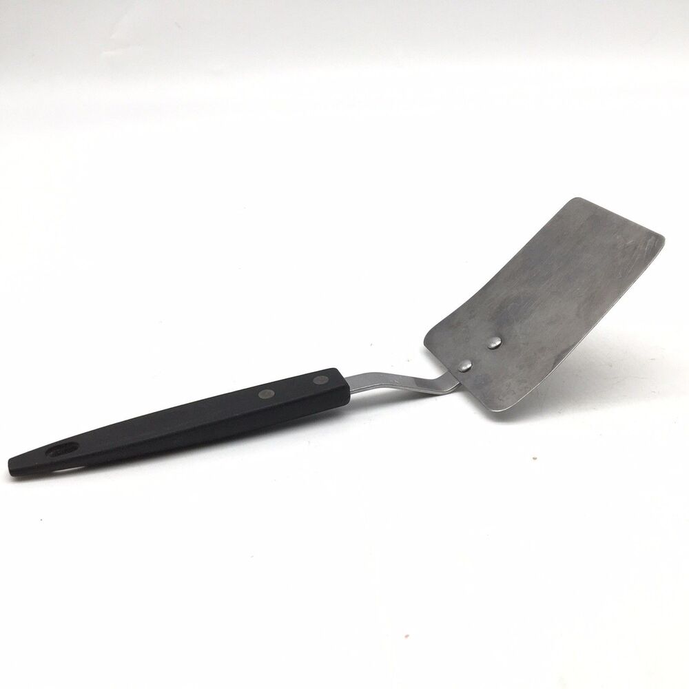 Vtg Regal Stainless Steel  Composite Handle Angled 10” Spatula Turner Flipper